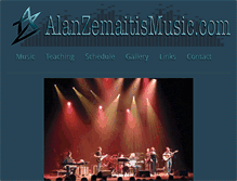 Tablet Screenshot of alanzemaitismusic.com